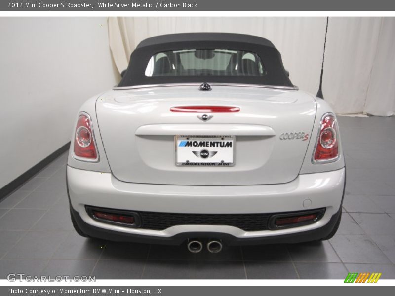 White Silver Metallic / Carbon Black 2012 Mini Cooper S Roadster