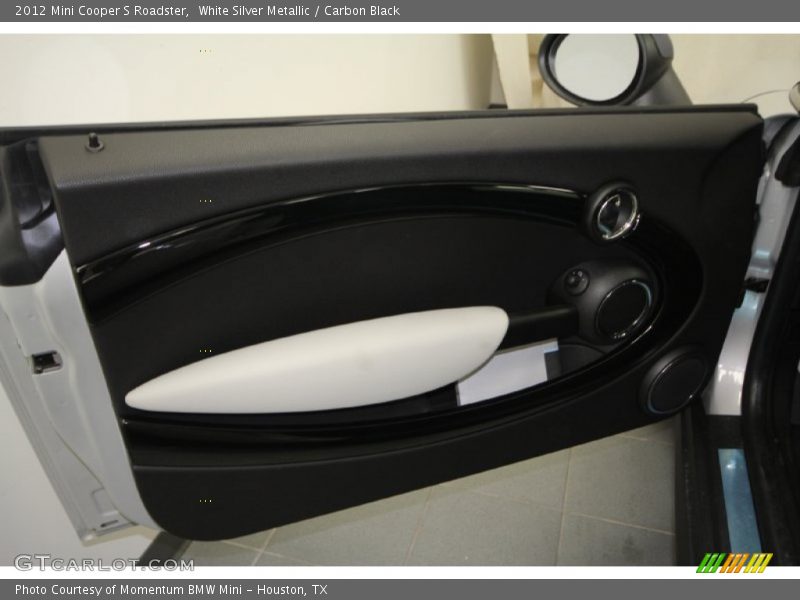 White Silver Metallic / Carbon Black 2012 Mini Cooper S Roadster