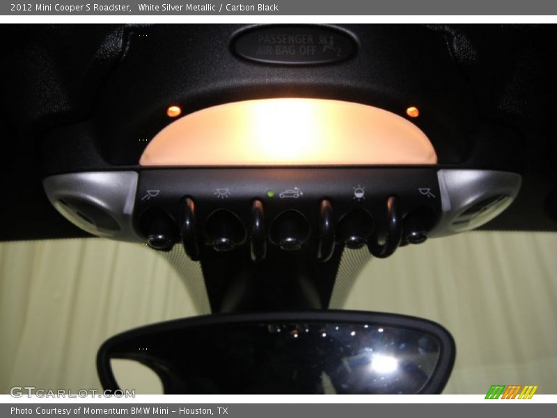 White Silver Metallic / Carbon Black 2012 Mini Cooper S Roadster