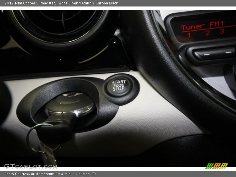 White Silver Metallic / Carbon Black 2012 Mini Cooper S Roadster