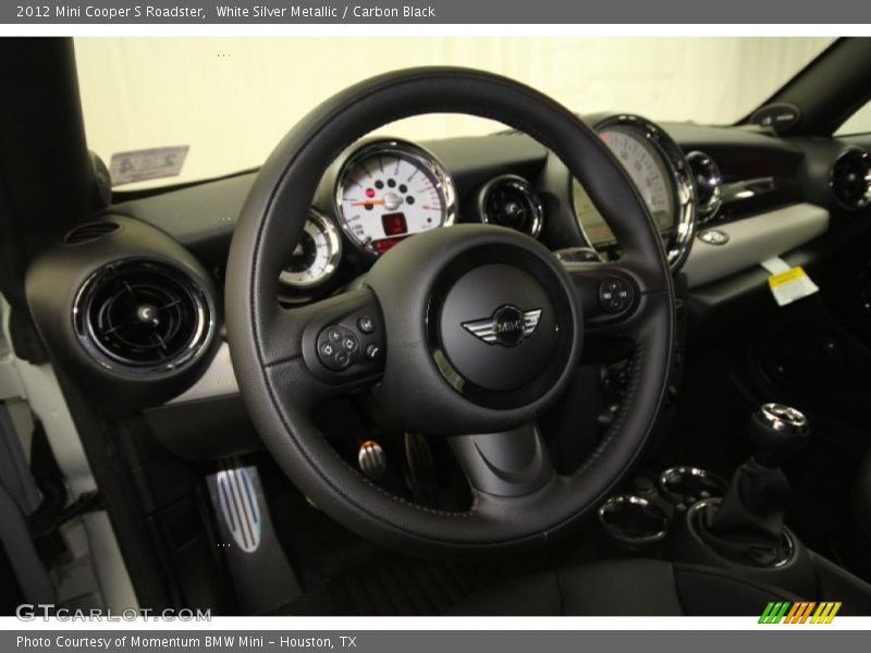 White Silver Metallic / Carbon Black 2012 Mini Cooper S Roadster