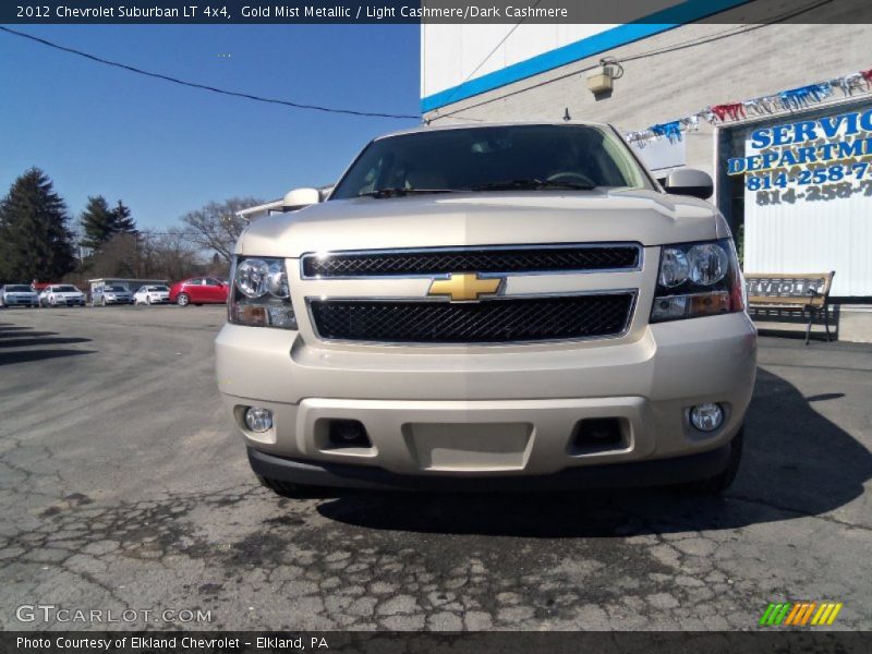 Gold Mist Metallic / Light Cashmere/Dark Cashmere 2012 Chevrolet Suburban LT 4x4