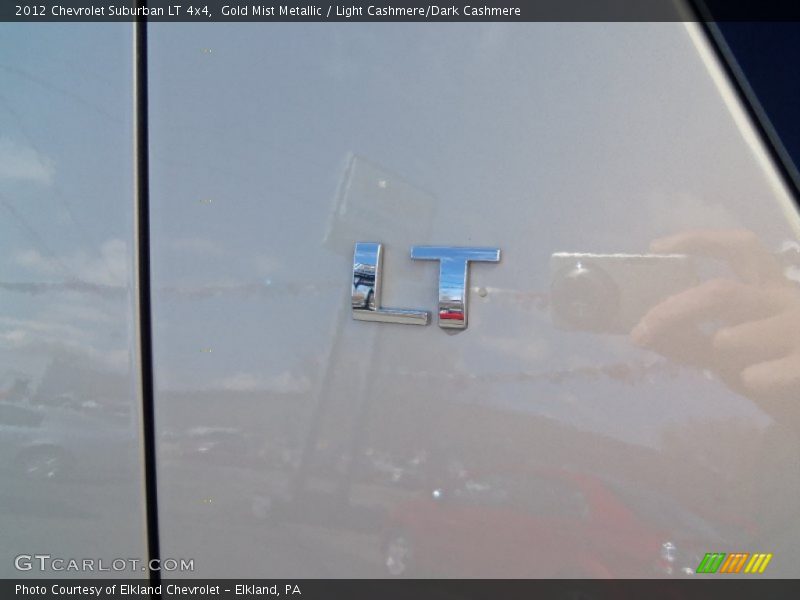 Gold Mist Metallic / Light Cashmere/Dark Cashmere 2012 Chevrolet Suburban LT 4x4