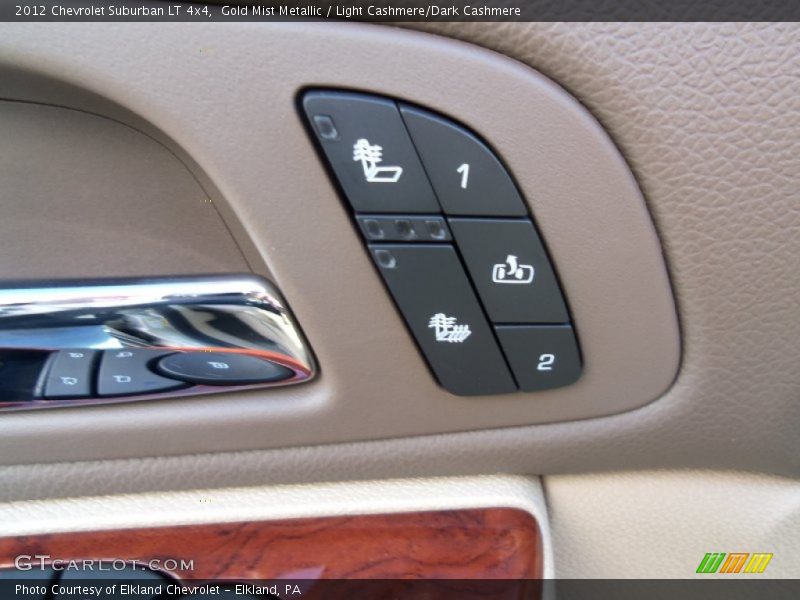 Gold Mist Metallic / Light Cashmere/Dark Cashmere 2012 Chevrolet Suburban LT 4x4