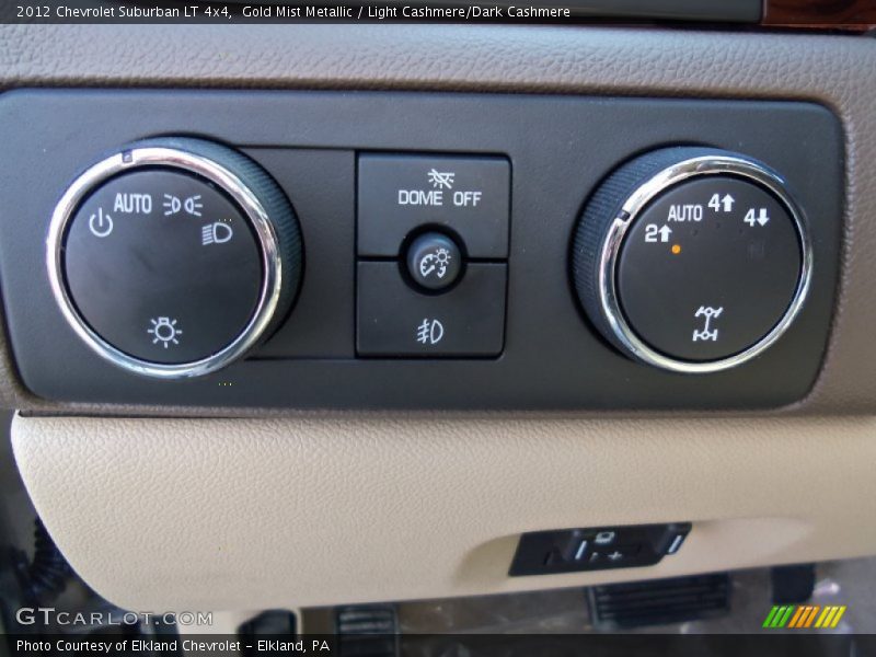 Gold Mist Metallic / Light Cashmere/Dark Cashmere 2012 Chevrolet Suburban LT 4x4
