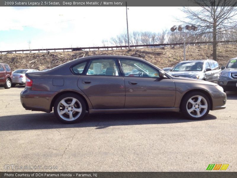 Deep Bronze Metallic / Warm Ivory 2009 Subaru Legacy 2.5i Sedan