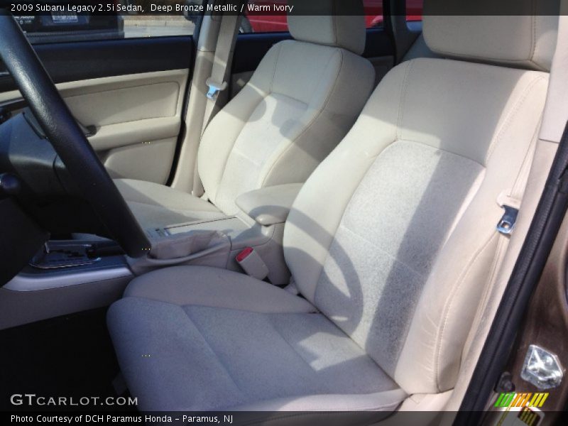 Deep Bronze Metallic / Warm Ivory 2009 Subaru Legacy 2.5i Sedan