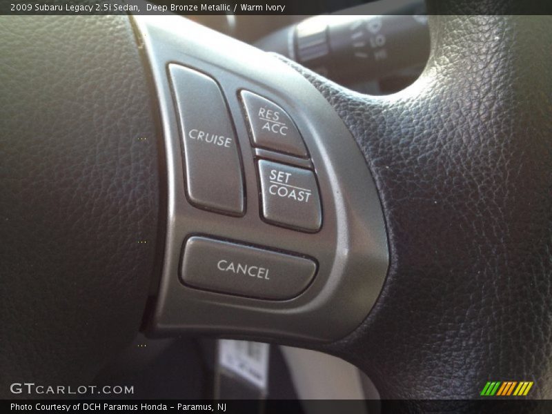 Deep Bronze Metallic / Warm Ivory 2009 Subaru Legacy 2.5i Sedan