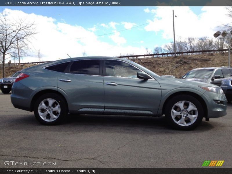 Opal Sage Metallic / Black 2010 Honda Accord Crosstour EX-L 4WD
