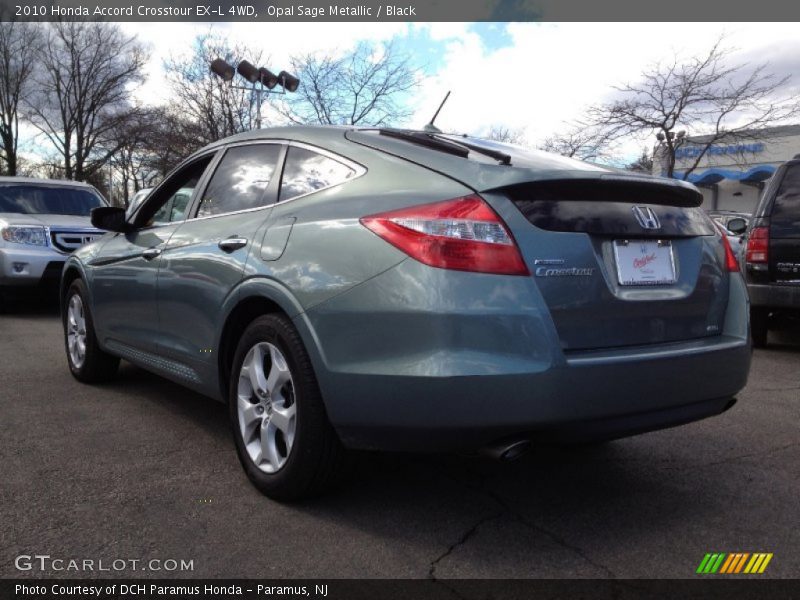 Opal Sage Metallic / Black 2010 Honda Accord Crosstour EX-L 4WD