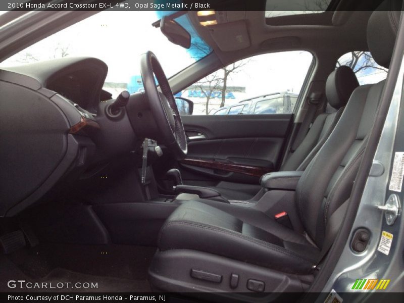 Opal Sage Metallic / Black 2010 Honda Accord Crosstour EX-L 4WD