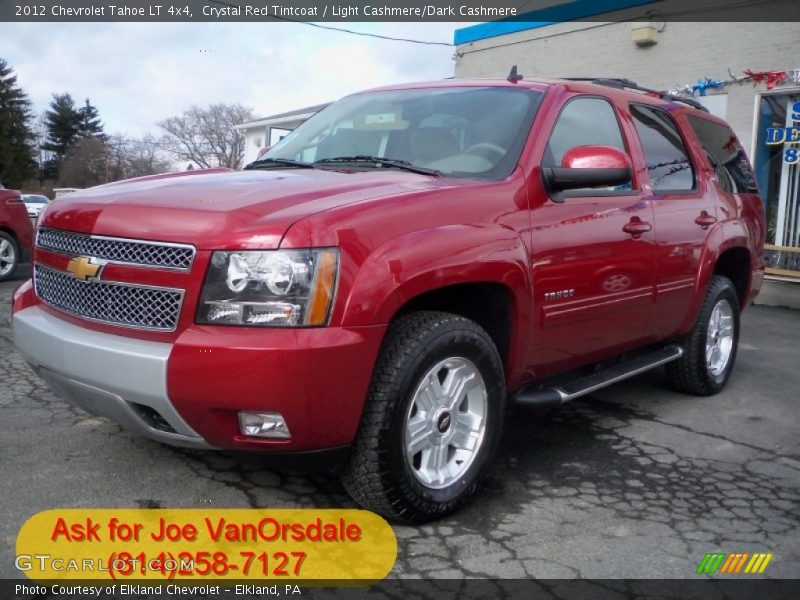 Crystal Red Tintcoat / Light Cashmere/Dark Cashmere 2012 Chevrolet Tahoe LT 4x4