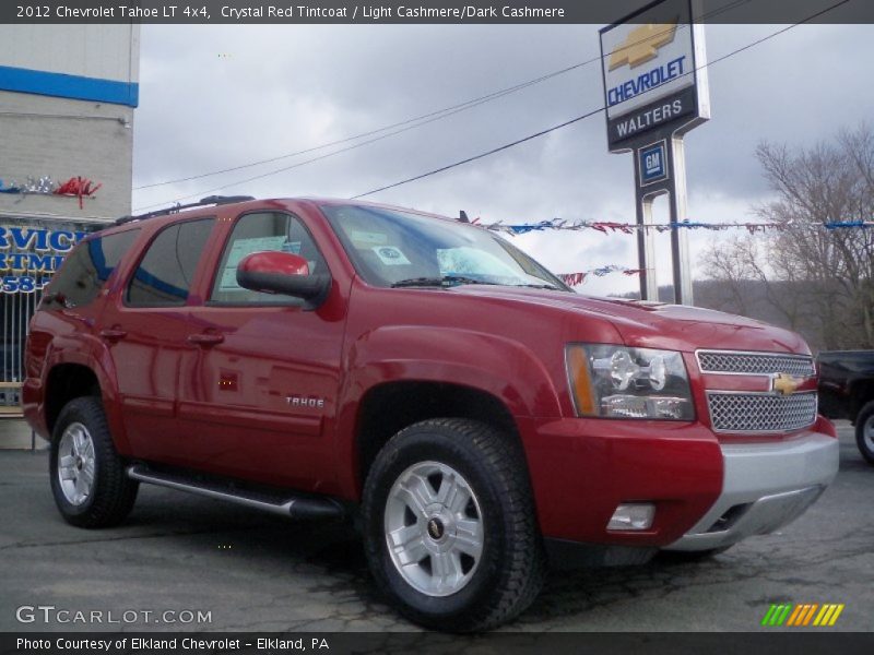Crystal Red Tintcoat / Light Cashmere/Dark Cashmere 2012 Chevrolet Tahoe LT 4x4