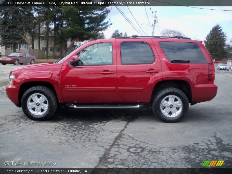 Crystal Red Tintcoat / Light Cashmere/Dark Cashmere 2012 Chevrolet Tahoe LT 4x4