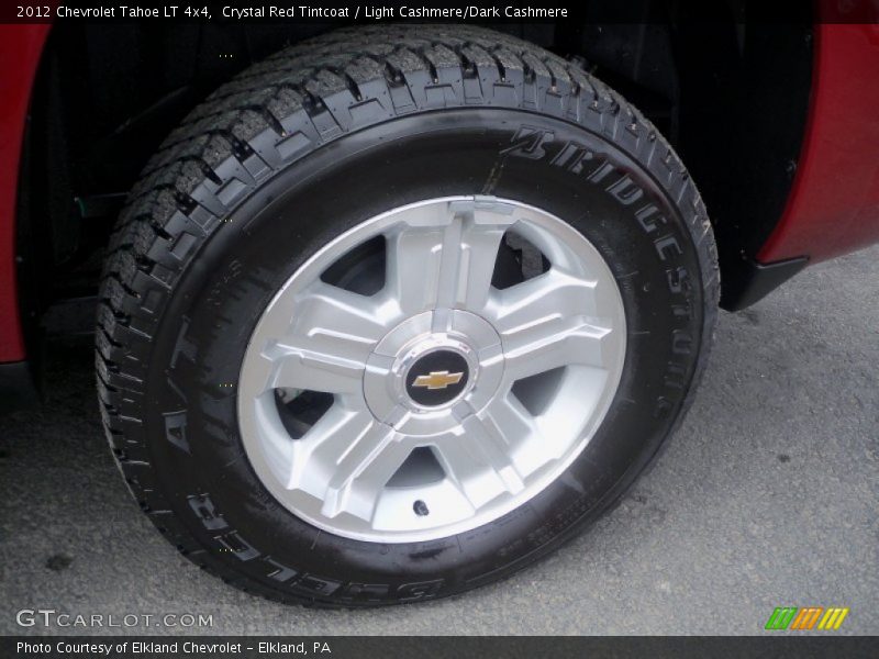 Crystal Red Tintcoat / Light Cashmere/Dark Cashmere 2012 Chevrolet Tahoe LT 4x4