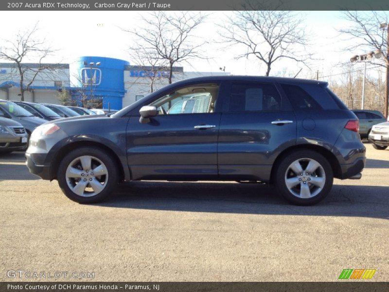 Carbon Gray Pearl / Taupe 2007 Acura RDX Technology