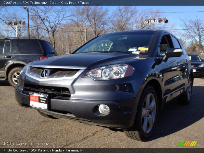 Carbon Gray Pearl / Taupe 2007 Acura RDX Technology