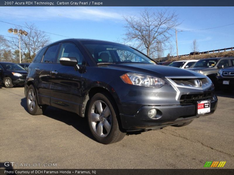Carbon Gray Pearl / Taupe 2007 Acura RDX Technology