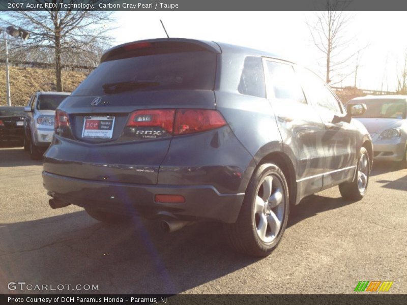 Carbon Gray Pearl / Taupe 2007 Acura RDX Technology