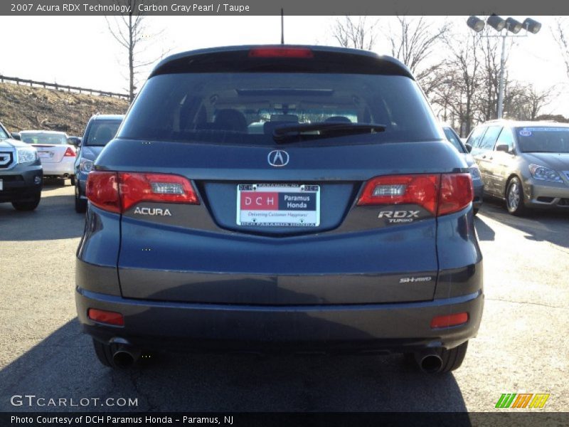Carbon Gray Pearl / Taupe 2007 Acura RDX Technology