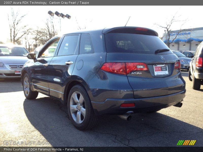 Carbon Gray Pearl / Taupe 2007 Acura RDX Technology