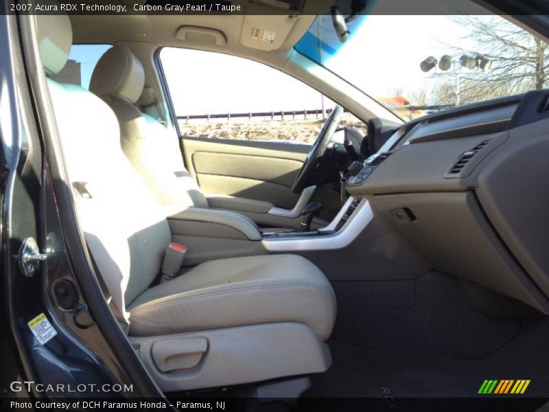 Carbon Gray Pearl / Taupe 2007 Acura RDX Technology