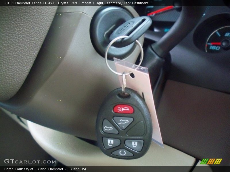 Crystal Red Tintcoat / Light Cashmere/Dark Cashmere 2012 Chevrolet Tahoe LT 4x4