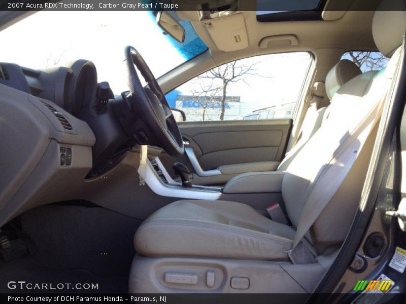 Carbon Gray Pearl / Taupe 2007 Acura RDX Technology