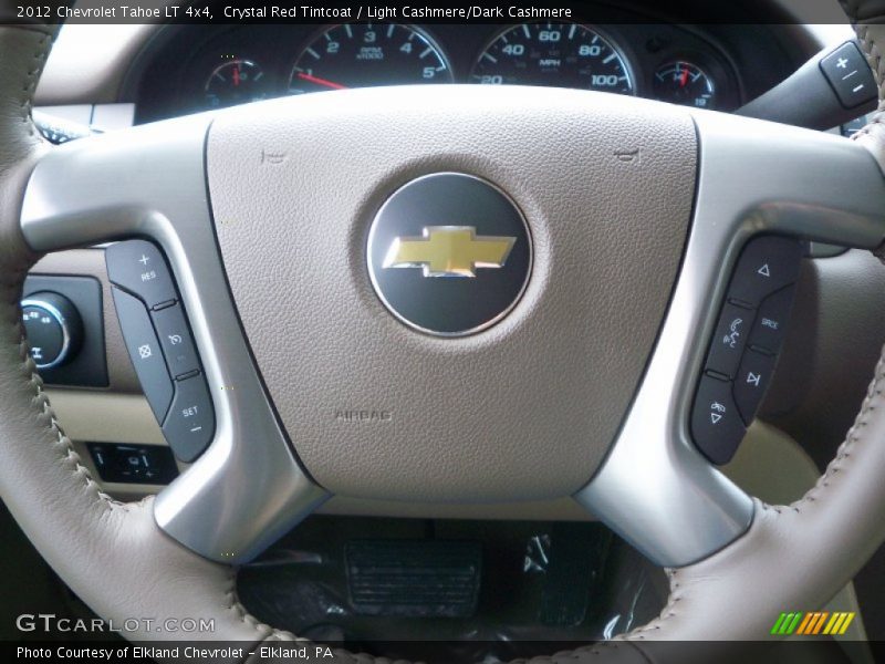 Crystal Red Tintcoat / Light Cashmere/Dark Cashmere 2012 Chevrolet Tahoe LT 4x4