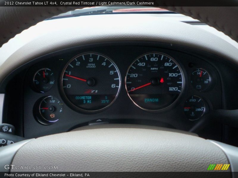 Crystal Red Tintcoat / Light Cashmere/Dark Cashmere 2012 Chevrolet Tahoe LT 4x4