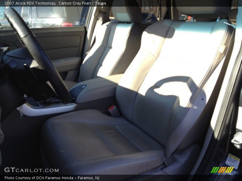Carbon Gray Pearl / Taupe 2007 Acura RDX Technology