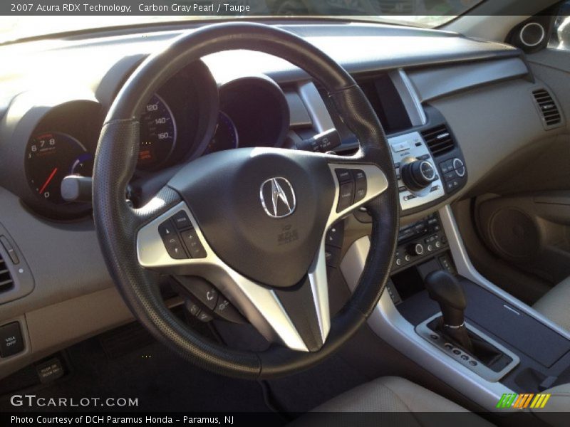 Carbon Gray Pearl / Taupe 2007 Acura RDX Technology