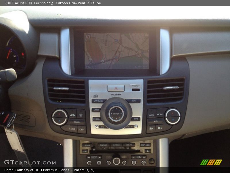 Carbon Gray Pearl / Taupe 2007 Acura RDX Technology