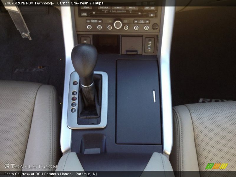 Carbon Gray Pearl / Taupe 2007 Acura RDX Technology
