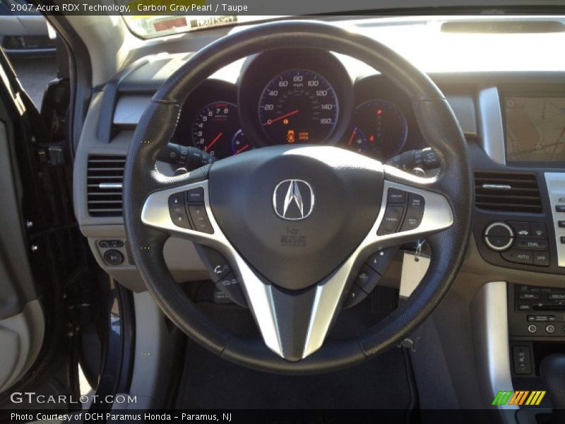 Carbon Gray Pearl / Taupe 2007 Acura RDX Technology