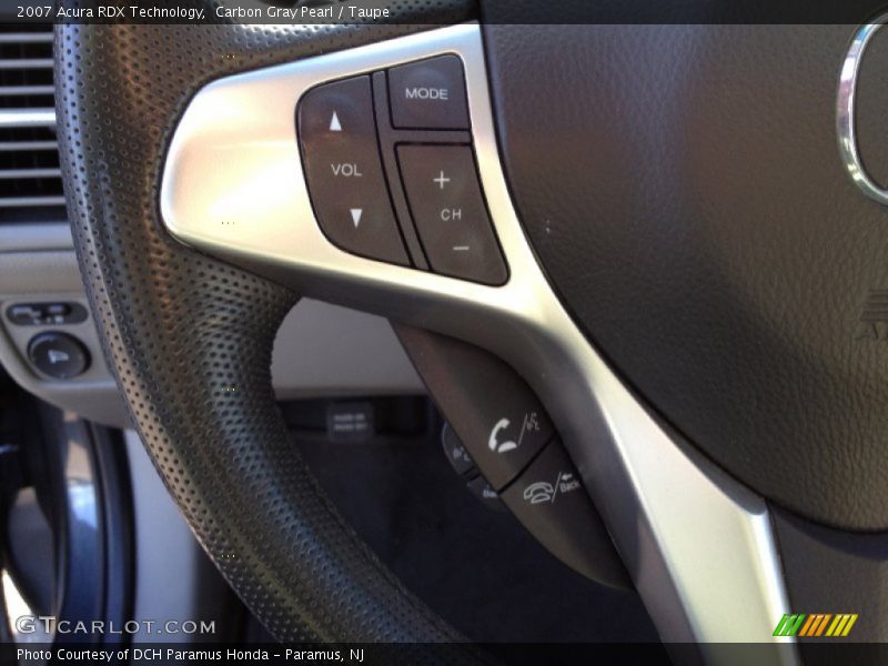 Carbon Gray Pearl / Taupe 2007 Acura RDX Technology