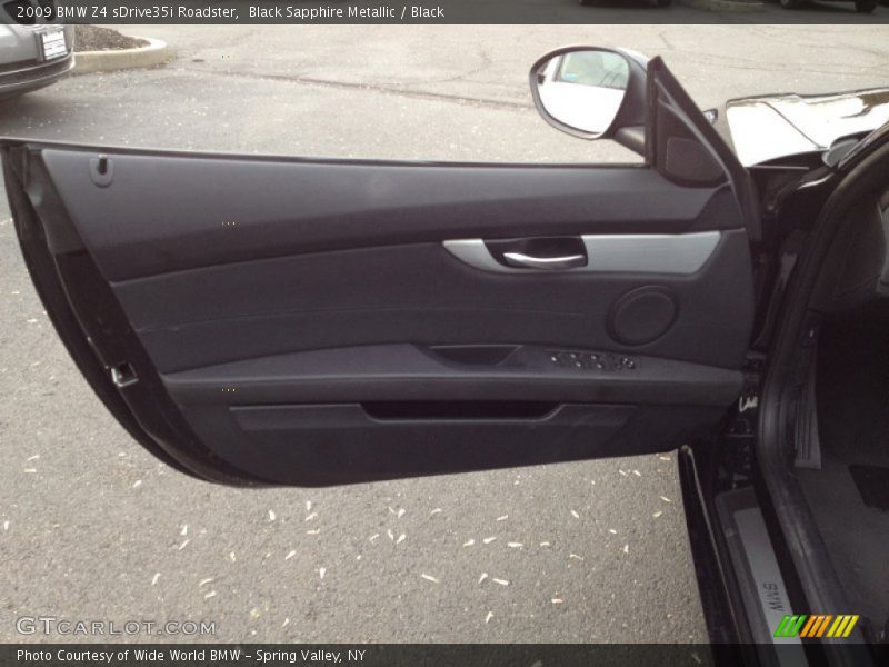 Black Sapphire Metallic / Black 2009 BMW Z4 sDrive35i Roadster