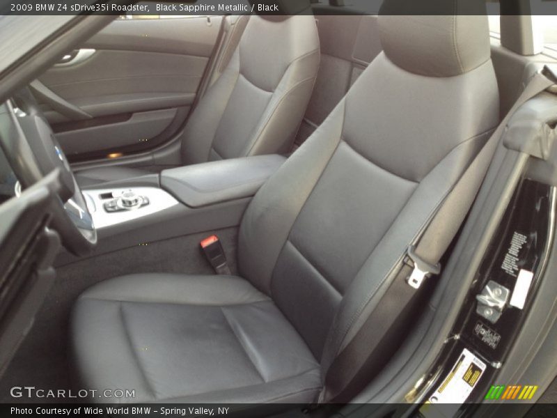 Black Sapphire Metallic / Black 2009 BMW Z4 sDrive35i Roadster