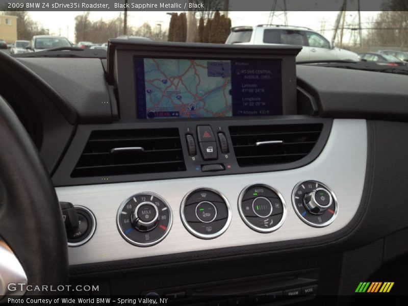 Controls of 2009 Z4 sDrive35i Roadster