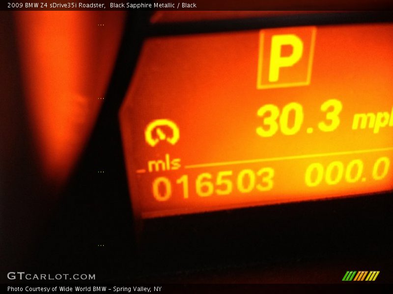 Black Sapphire Metallic / Black 2009 BMW Z4 sDrive35i Roadster