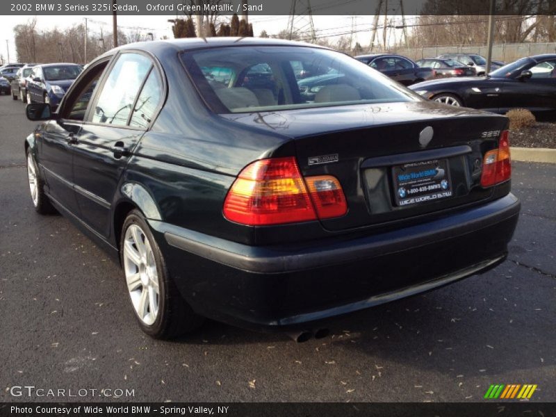 Oxford Green Metallic / Sand 2002 BMW 3 Series 325i Sedan