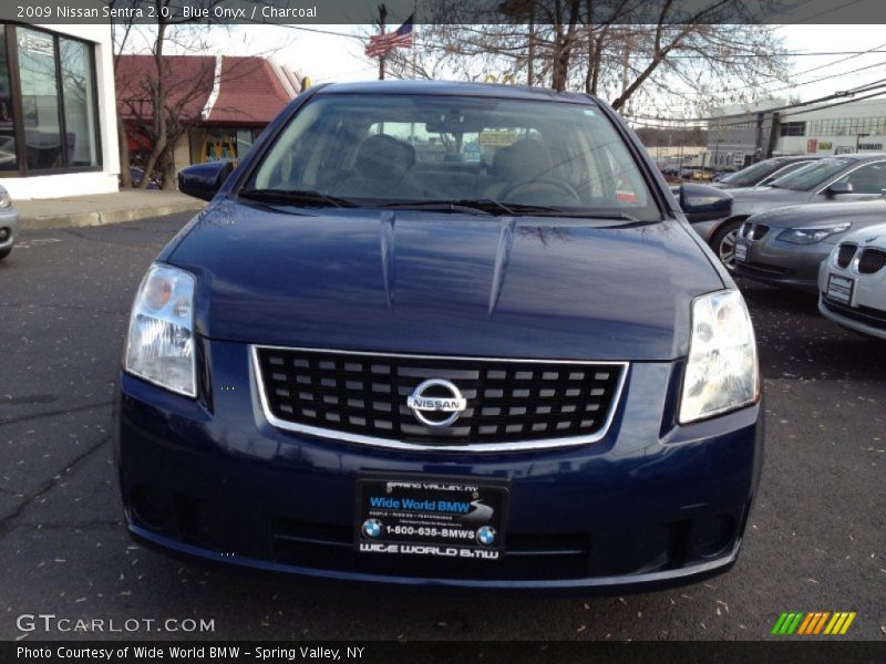 Blue Onyx / Charcoal 2009 Nissan Sentra 2.0