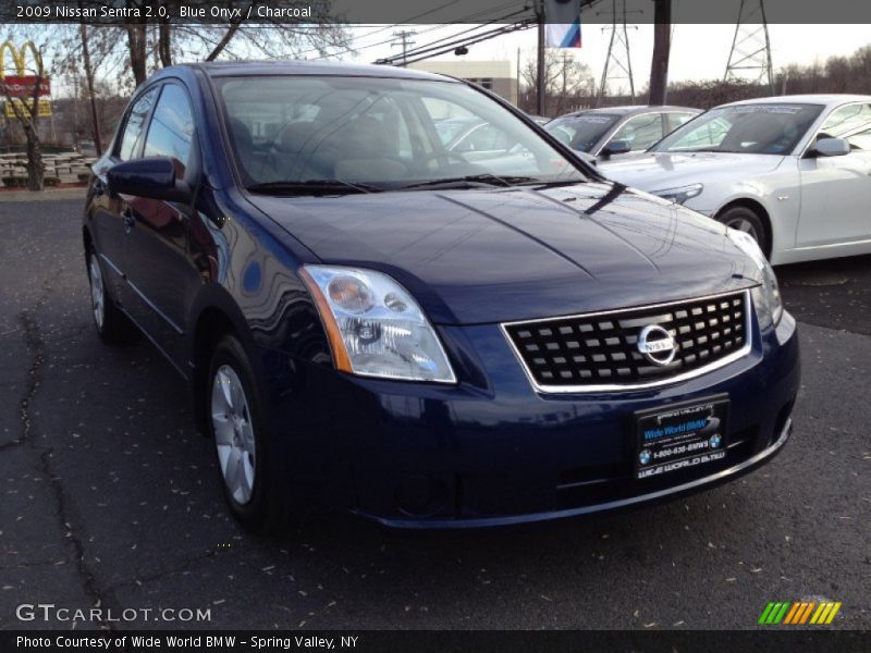 Blue Onyx / Charcoal 2009 Nissan Sentra 2.0