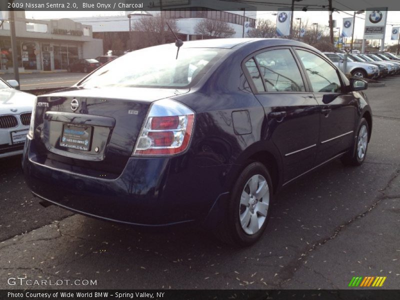 Blue Onyx / Charcoal 2009 Nissan Sentra 2.0