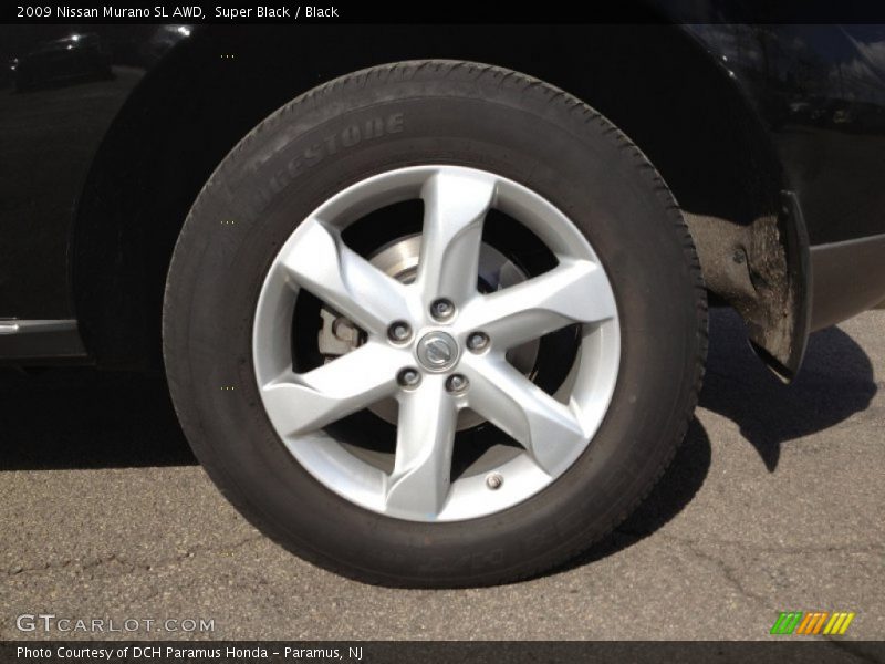 Super Black / Black 2009 Nissan Murano SL AWD