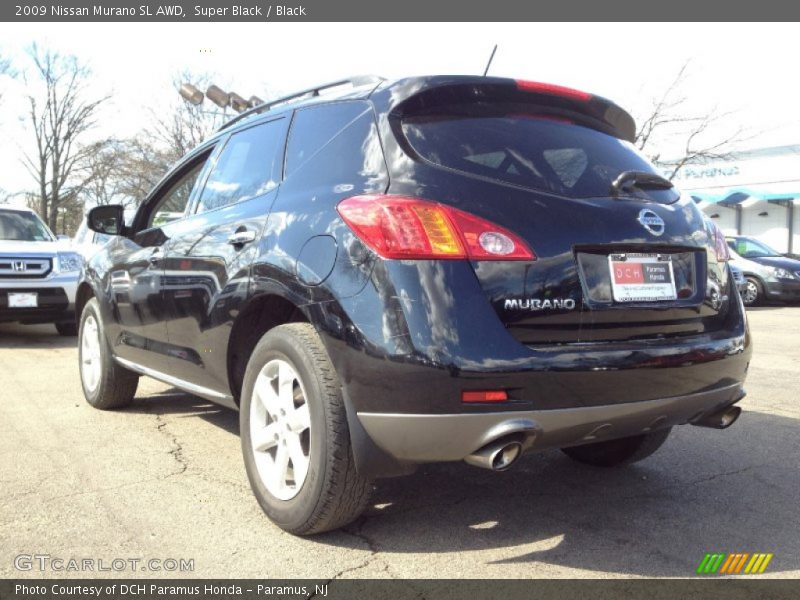 Super Black / Black 2009 Nissan Murano SL AWD