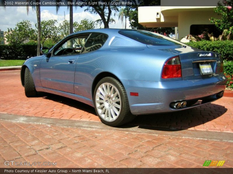 Blue Azurro (Light Blue) / Grigio Medio 2002 Maserati Coupe Cambiocorsa