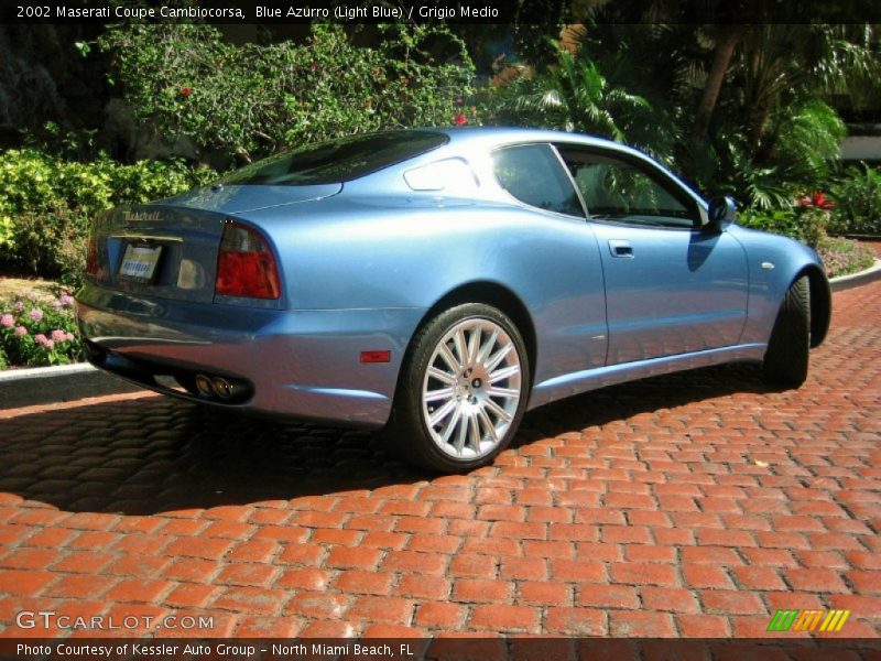 Blue Azurro (Light Blue) / Grigio Medio 2002 Maserati Coupe Cambiocorsa