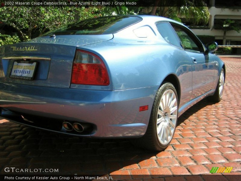 Blue Azurro (Light Blue) / Grigio Medio 2002 Maserati Coupe Cambiocorsa