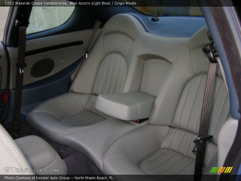 Rear Seat of 2002 Coupe Cambiocorsa